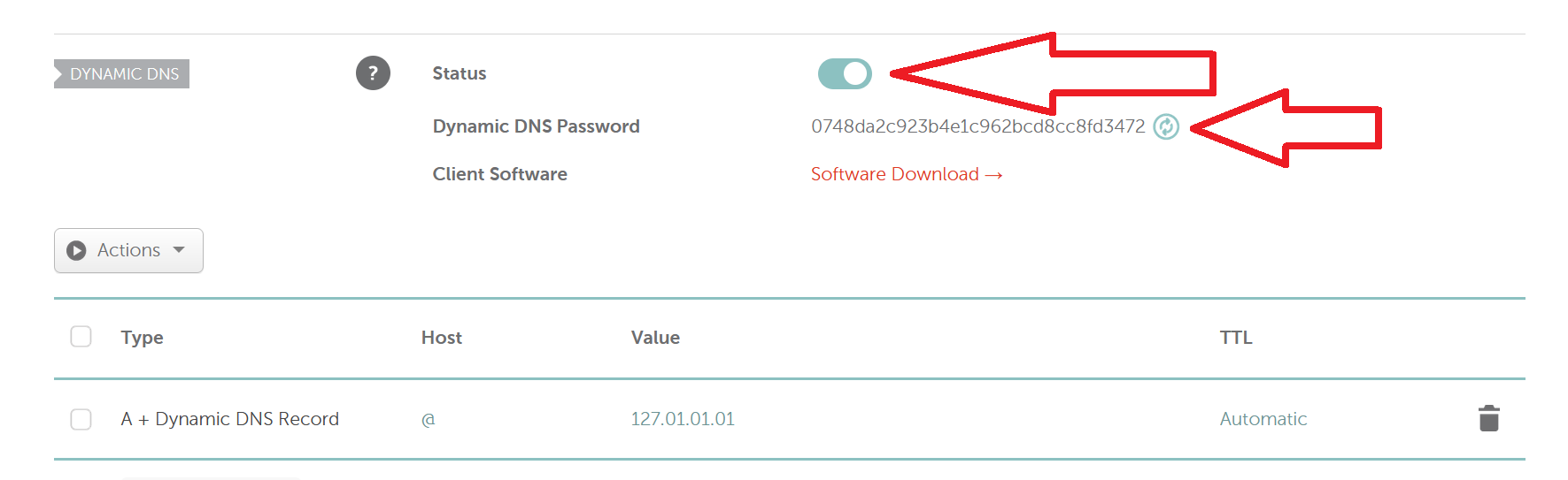 Dynamic DNS de NAmecheap